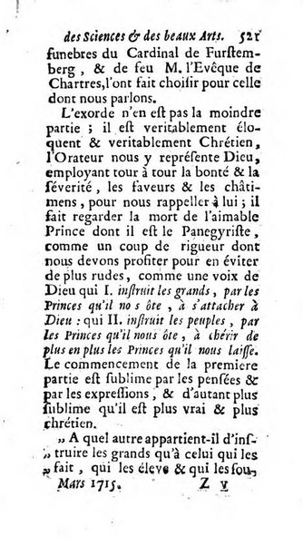 Mémoires pour l'histoire des sciences & des beaux-arts recüeillies par l'ordre de Son Altesse Serenissime Monseigneur Prince souverain de Dombes