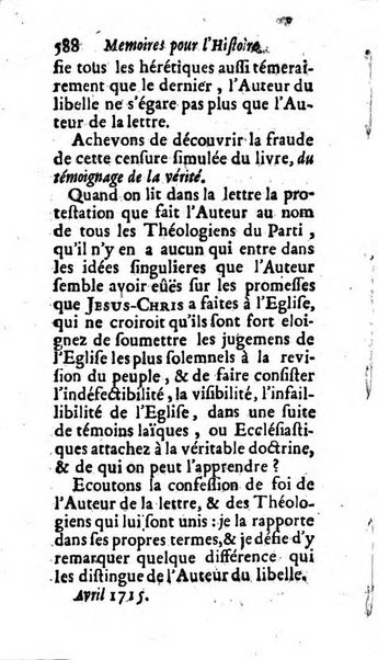 Mémoires pour l'histoire des sciences & des beaux-arts recüeillies par l'ordre de Son Altesse Serenissime Monseigneur Prince souverain de Dombes