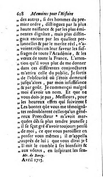 Mémoires pour l'histoire des sciences & des beaux-arts recüeillies par l'ordre de Son Altesse Serenissime Monseigneur Prince souverain de Dombes