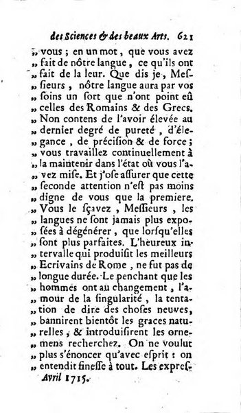 Mémoires pour l'histoire des sciences & des beaux-arts recüeillies par l'ordre de Son Altesse Serenissime Monseigneur Prince souverain de Dombes