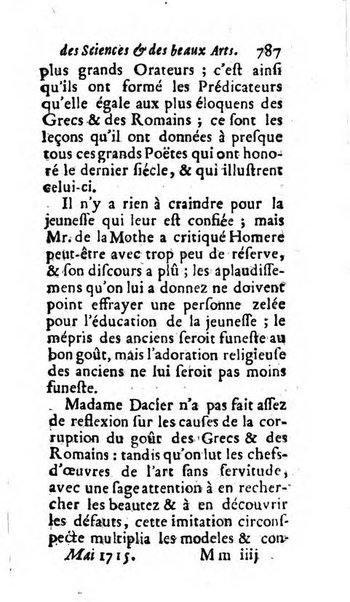 Mémoires pour l'histoire des sciences & des beaux-arts recüeillies par l'ordre de Son Altesse Serenissime Monseigneur Prince souverain de Dombes