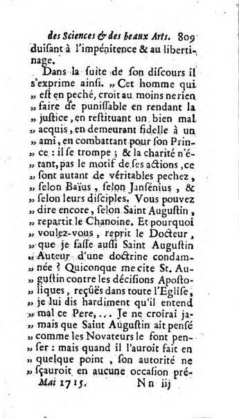 Mémoires pour l'histoire des sciences & des beaux-arts recüeillies par l'ordre de Son Altesse Serenissime Monseigneur Prince souverain de Dombes