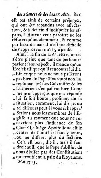 Mémoires pour l'histoire des sciences & des beaux-arts recüeillies par l'ordre de Son Altesse Serenissime Monseigneur Prince souverain de Dombes