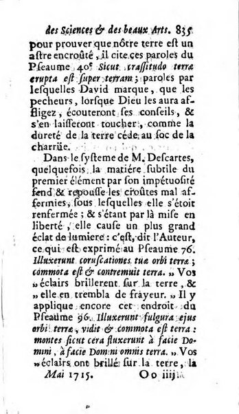 Mémoires pour l'histoire des sciences & des beaux-arts recüeillies par l'ordre de Son Altesse Serenissime Monseigneur Prince souverain de Dombes