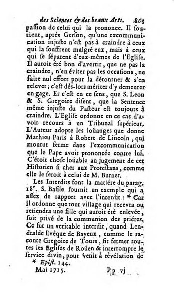 Mémoires pour l'histoire des sciences & des beaux-arts recüeillies par l'ordre de Son Altesse Serenissime Monseigneur Prince souverain de Dombes