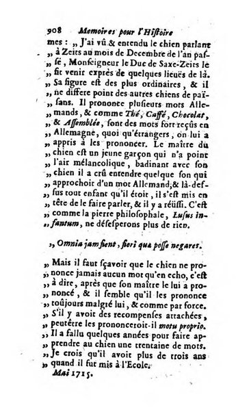 Mémoires pour l'histoire des sciences & des beaux-arts recüeillies par l'ordre de Son Altesse Serenissime Monseigneur Prince souverain de Dombes