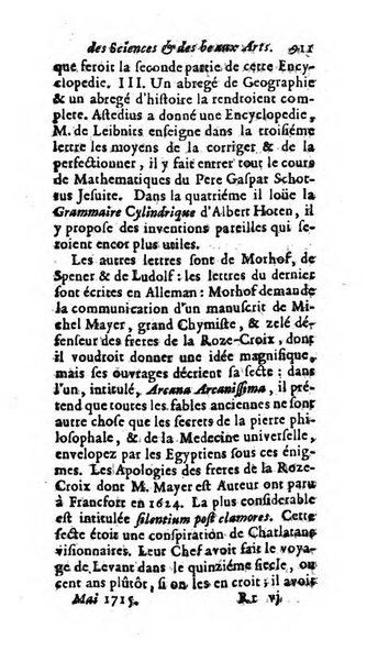 Mémoires pour l'histoire des sciences & des beaux-arts recüeillies par l'ordre de Son Altesse Serenissime Monseigneur Prince souverain de Dombes