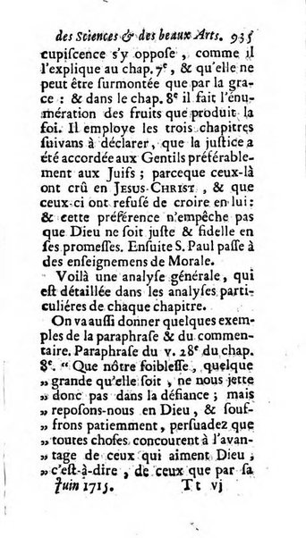 Mémoires pour l'histoire des sciences & des beaux-arts recüeillies par l'ordre de Son Altesse Serenissime Monseigneur Prince souverain de Dombes