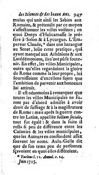 Mémoires pour l'histoire des sciences & des beaux-arts recüeillies par l'ordre de Son Altesse Serenissime Monseigneur Prince souverain de Dombes