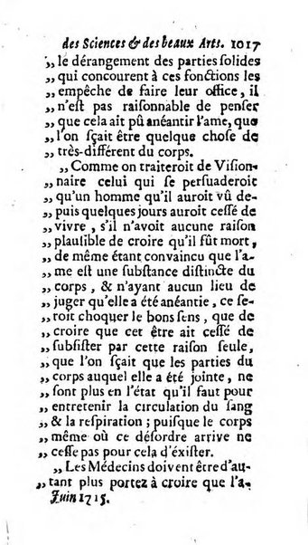 Mémoires pour l'histoire des sciences & des beaux-arts recüeillies par l'ordre de Son Altesse Serenissime Monseigneur Prince souverain de Dombes