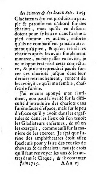 Mémoires pour l'histoire des sciences & des beaux-arts recüeillies par l'ordre de Son Altesse Serenissime Monseigneur Prince souverain de Dombes