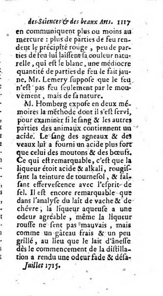 Mémoires pour l'histoire des sciences & des beaux-arts recüeillies par l'ordre de Son Altesse Serenissime Monseigneur Prince souverain de Dombes