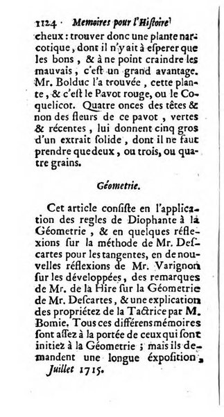 Mémoires pour l'histoire des sciences & des beaux-arts recüeillies par l'ordre de Son Altesse Serenissime Monseigneur Prince souverain de Dombes