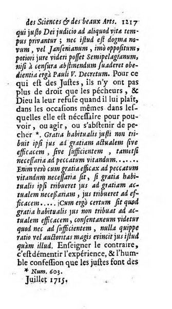 Mémoires pour l'histoire des sciences & des beaux-arts recüeillies par l'ordre de Son Altesse Serenissime Monseigneur Prince souverain de Dombes