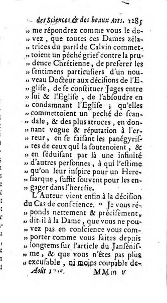 Mémoires pour l'histoire des sciences & des beaux-arts recüeillies par l'ordre de Son Altesse Serenissime Monseigneur Prince souverain de Dombes