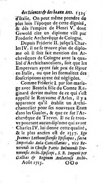 Mémoires pour l'histoire des sciences & des beaux-arts recüeillies par l'ordre de Son Altesse Serenissime Monseigneur Prince souverain de Dombes