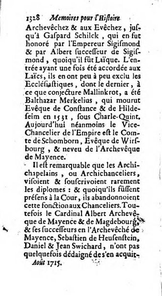 Mémoires pour l'histoire des sciences & des beaux-arts recüeillies par l'ordre de Son Altesse Serenissime Monseigneur Prince souverain de Dombes