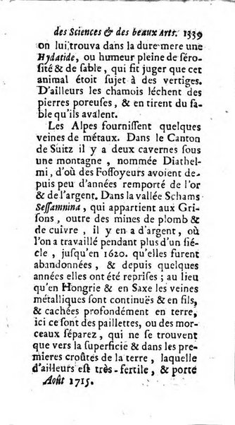 Mémoires pour l'histoire des sciences & des beaux-arts recüeillies par l'ordre de Son Altesse Serenissime Monseigneur Prince souverain de Dombes