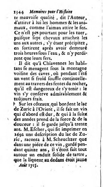 Mémoires pour l'histoire des sciences & des beaux-arts recüeillies par l'ordre de Son Altesse Serenissime Monseigneur Prince souverain de Dombes