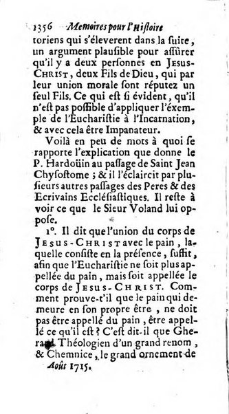 Mémoires pour l'histoire des sciences & des beaux-arts recüeillies par l'ordre de Son Altesse Serenissime Monseigneur Prince souverain de Dombes