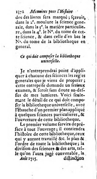 Mémoires pour l'histoire des sciences & des beaux-arts recüeillies par l'ordre de Son Altesse Serenissime Monseigneur Prince souverain de Dombes