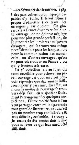 Mémoires pour l'histoire des sciences & des beaux-arts recüeillies par l'ordre de Son Altesse Serenissime Monseigneur Prince souverain de Dombes