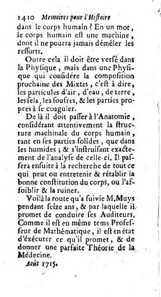 Mémoires pour l'histoire des sciences & des beaux-arts recüeillies par l'ordre de Son Altesse Serenissime Monseigneur Prince souverain de Dombes