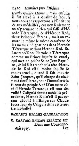 Mémoires pour l'histoire des sciences & des beaux-arts recüeillies par l'ordre de Son Altesse Serenissime Monseigneur Prince souverain de Dombes