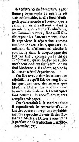 Mémoires pour l'histoire des sciences & des beaux-arts recüeillies par l'ordre de Son Altesse Serenissime Monseigneur Prince souverain de Dombes