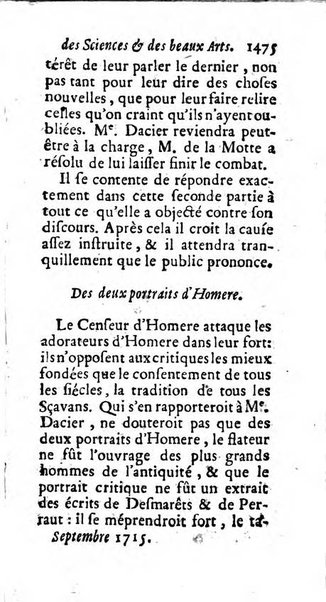 Mémoires pour l'histoire des sciences & des beaux-arts recüeillies par l'ordre de Son Altesse Serenissime Monseigneur Prince souverain de Dombes