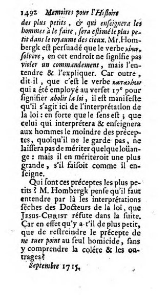 Mémoires pour l'histoire des sciences & des beaux-arts recüeillies par l'ordre de Son Altesse Serenissime Monseigneur Prince souverain de Dombes