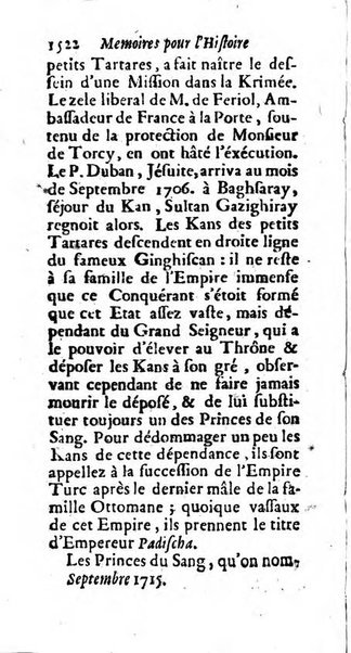 Mémoires pour l'histoire des sciences & des beaux-arts recüeillies par l'ordre de Son Altesse Serenissime Monseigneur Prince souverain de Dombes