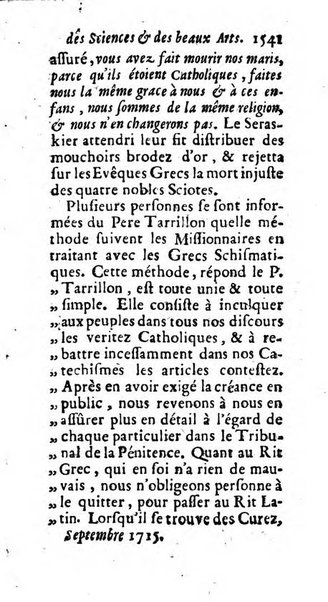 Mémoires pour l'histoire des sciences & des beaux-arts recüeillies par l'ordre de Son Altesse Serenissime Monseigneur Prince souverain de Dombes