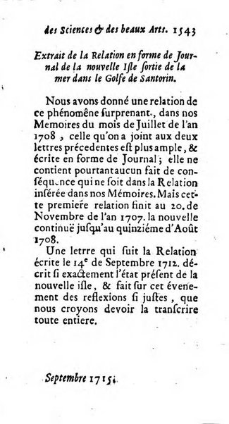 Mémoires pour l'histoire des sciences & des beaux-arts recüeillies par l'ordre de Son Altesse Serenissime Monseigneur Prince souverain de Dombes