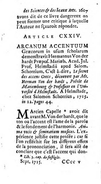 Mémoires pour l'histoire des sciences & des beaux-arts recüeillies par l'ordre de Son Altesse Serenissime Monseigneur Prince souverain de Dombes