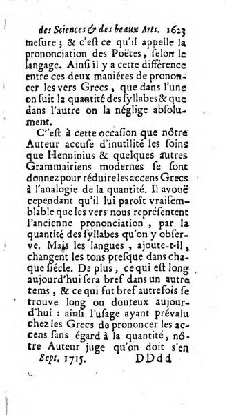 Mémoires pour l'histoire des sciences & des beaux-arts recüeillies par l'ordre de Son Altesse Serenissime Monseigneur Prince souverain de Dombes