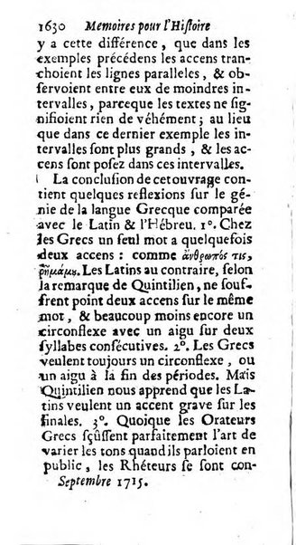 Mémoires pour l'histoire des sciences & des beaux-arts recüeillies par l'ordre de Son Altesse Serenissime Monseigneur Prince souverain de Dombes