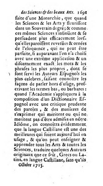 Mémoires pour l'histoire des sciences & des beaux-arts recüeillies par l'ordre de Son Altesse Serenissime Monseigneur Prince souverain de Dombes