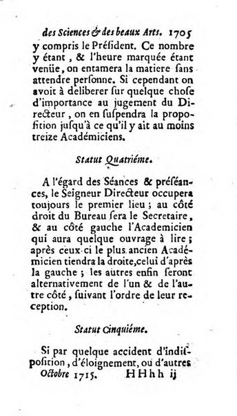 Mémoires pour l'histoire des sciences & des beaux-arts recüeillies par l'ordre de Son Altesse Serenissime Monseigneur Prince souverain de Dombes