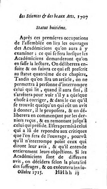 Mémoires pour l'histoire des sciences & des beaux-arts recüeillies par l'ordre de Son Altesse Serenissime Monseigneur Prince souverain de Dombes