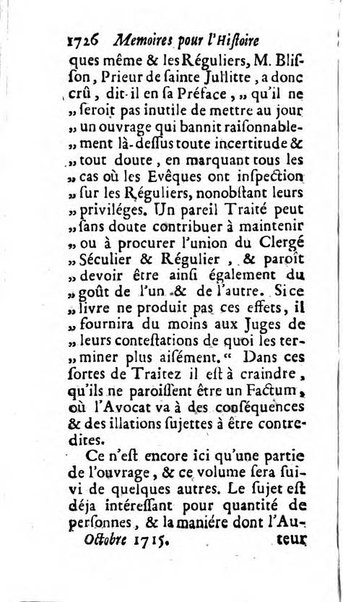 Mémoires pour l'histoire des sciences & des beaux-arts recüeillies par l'ordre de Son Altesse Serenissime Monseigneur Prince souverain de Dombes