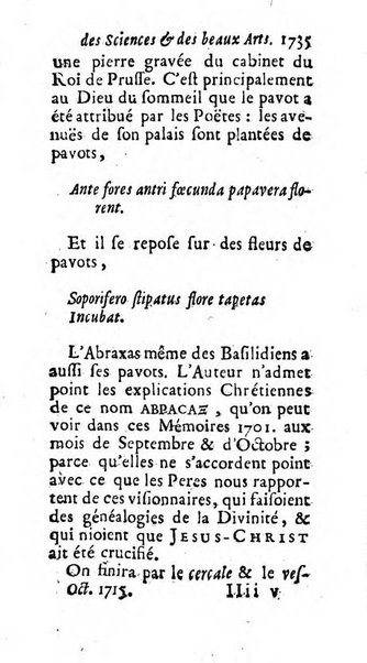 Mémoires pour l'histoire des sciences & des beaux-arts recüeillies par l'ordre de Son Altesse Serenissime Monseigneur Prince souverain de Dombes