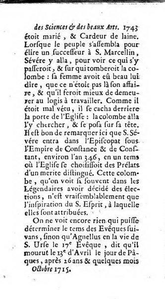 Mémoires pour l'histoire des sciences & des beaux-arts recüeillies par l'ordre de Son Altesse Serenissime Monseigneur Prince souverain de Dombes