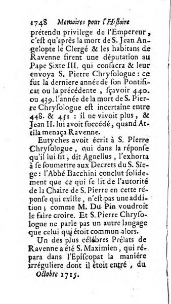 Mémoires pour l'histoire des sciences & des beaux-arts recüeillies par l'ordre de Son Altesse Serenissime Monseigneur Prince souverain de Dombes