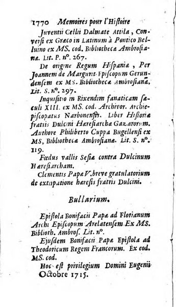 Mémoires pour l'histoire des sciences & des beaux-arts recüeillies par l'ordre de Son Altesse Serenissime Monseigneur Prince souverain de Dombes