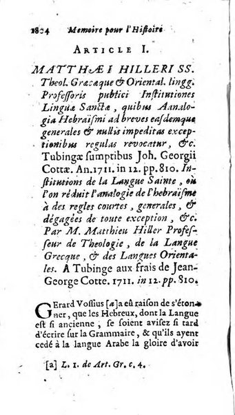 Mémoires pour l'histoire des sciences & des beaux-arts recüeillies par l'ordre de Son Altesse Serenissime Monseigneur Prince souverain de Dombes