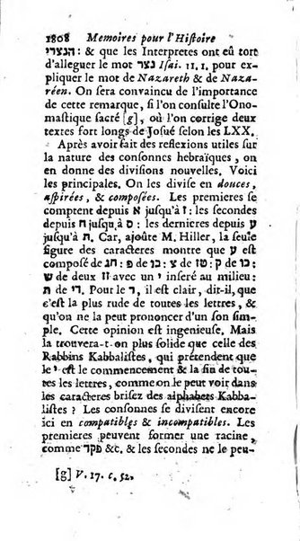 Mémoires pour l'histoire des sciences & des beaux-arts recüeillies par l'ordre de Son Altesse Serenissime Monseigneur Prince souverain de Dombes