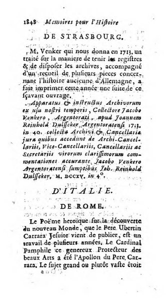 Mémoires pour l'histoire des sciences & des beaux-arts recüeillies par l'ordre de Son Altesse Serenissime Monseigneur Prince souverain de Dombes