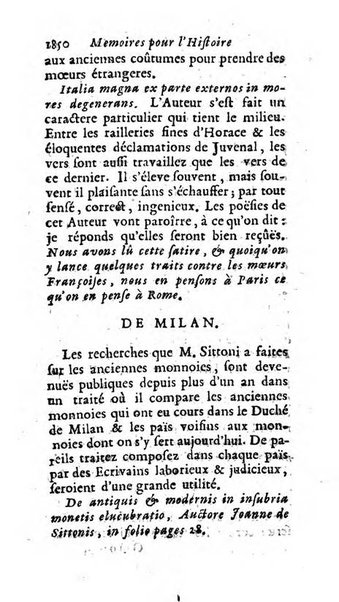 Mémoires pour l'histoire des sciences & des beaux-arts recüeillies par l'ordre de Son Altesse Serenissime Monseigneur Prince souverain de Dombes