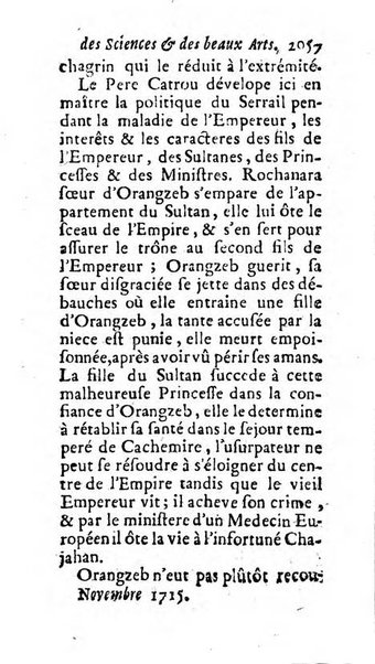 Mémoires pour l'histoire des sciences & des beaux-arts recüeillies par l'ordre de Son Altesse Serenissime Monseigneur Prince souverain de Dombes